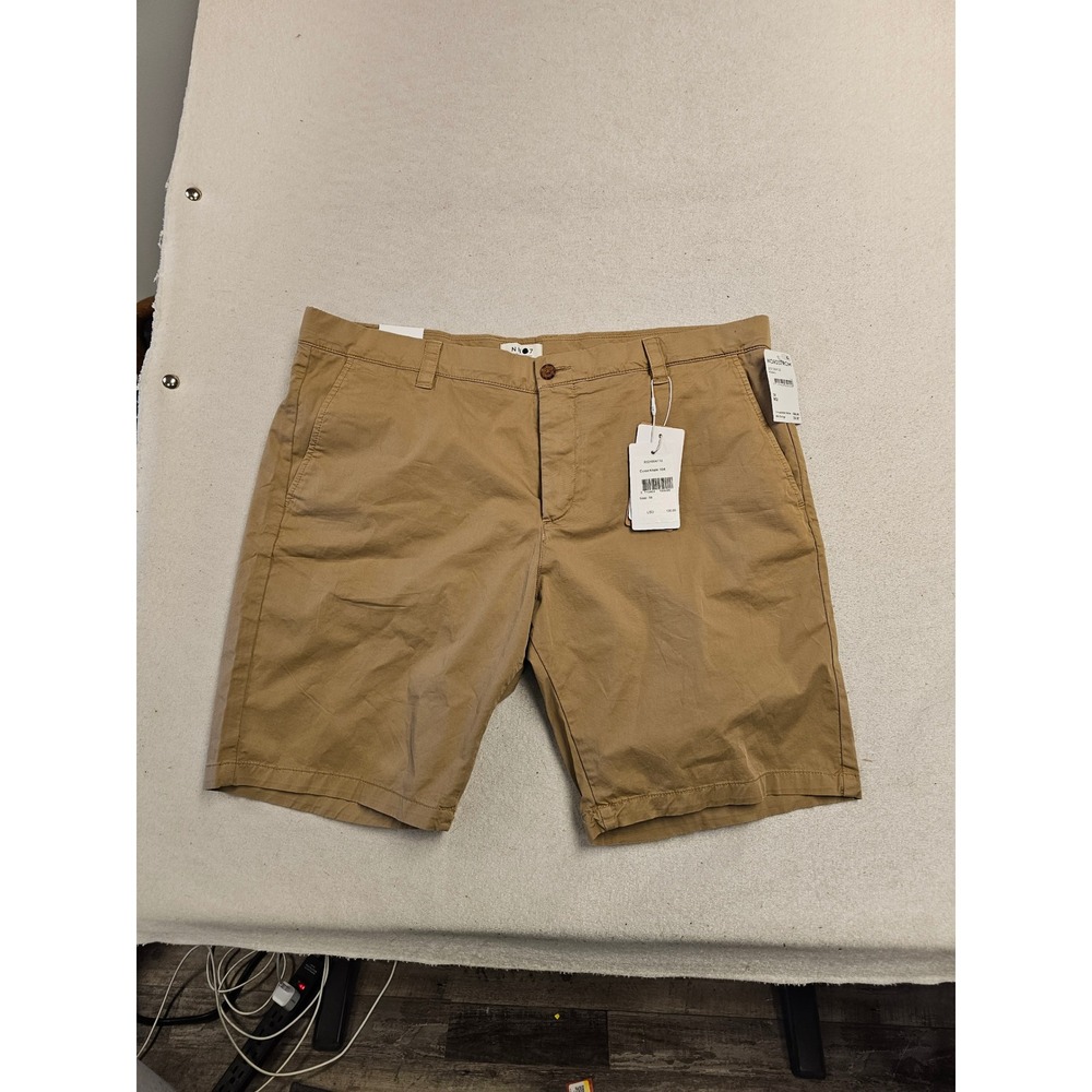 NN07 No Nationality Crown 1000 Khaki Chino Shorts Mens 38 NEW